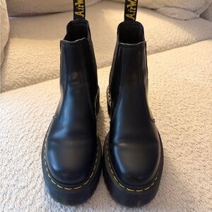 Dr. Martens Black Leather Boots